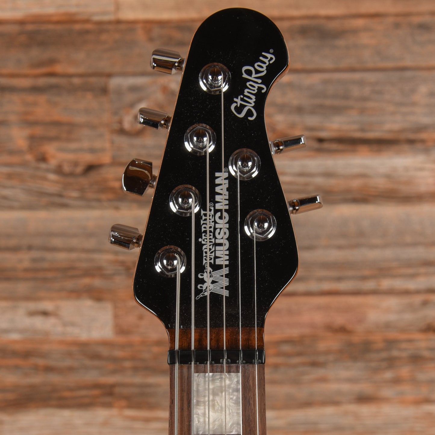 Music Man BFR Baritone StingRay Transparent Oxblood 2024 Electric Guitars