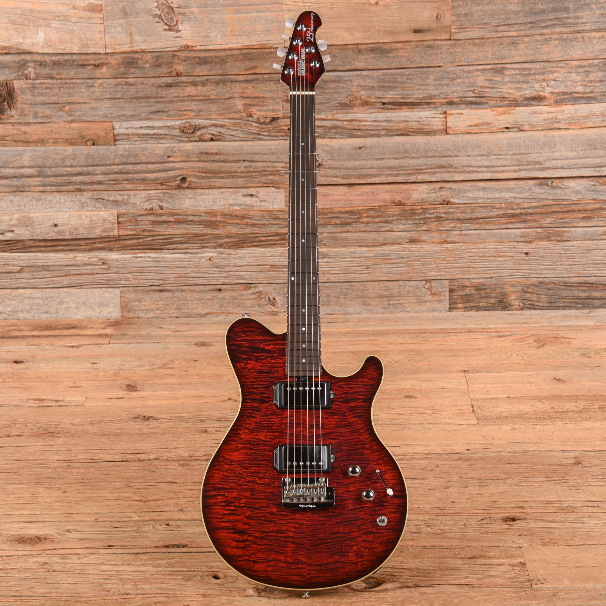 Music Man 25th Anniversary Guitar Trans Red 2009 Electric Guitars / Solid Body