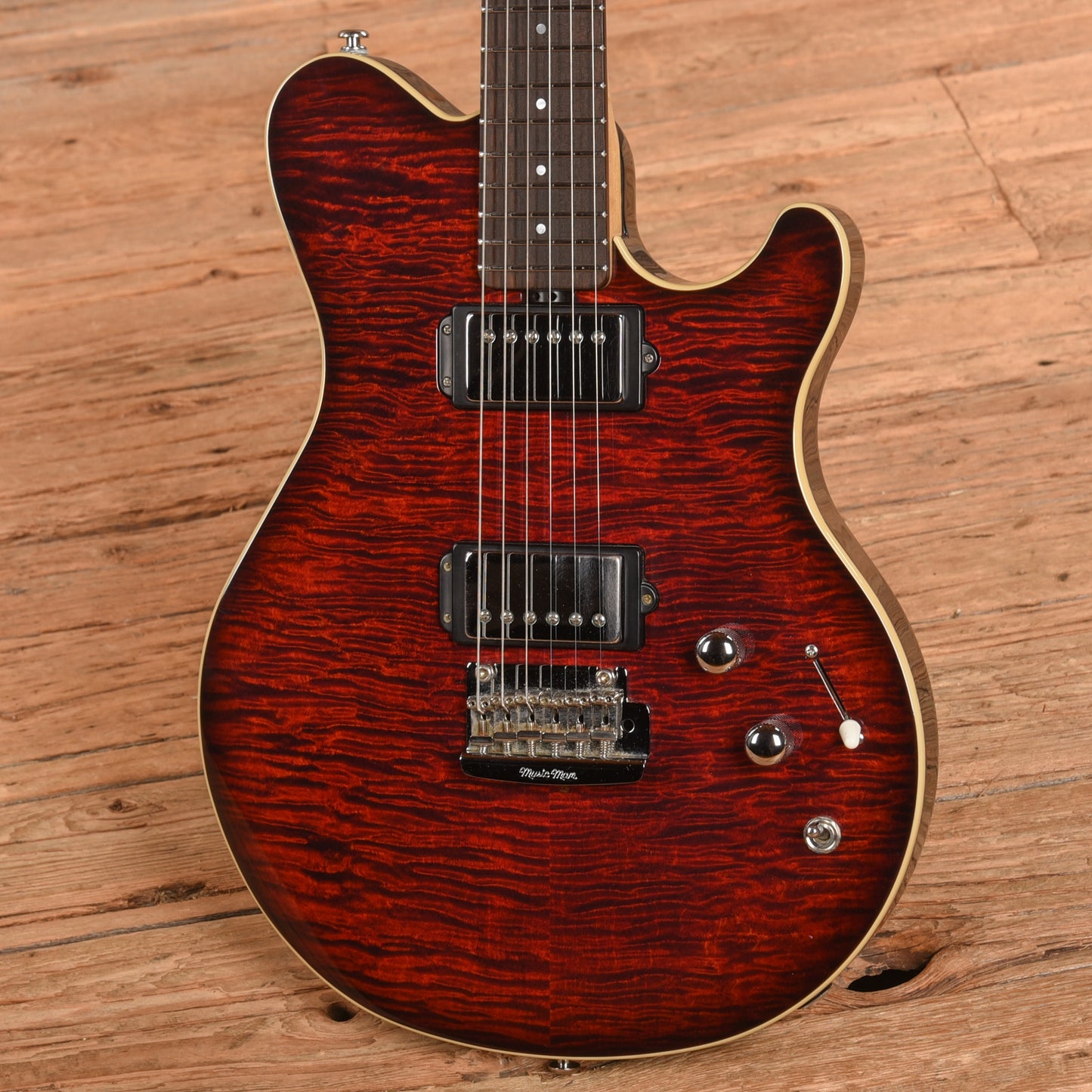 Music Man 25th Anniversary Guitar Trans Red 2009 Electric Guitars / Solid Body