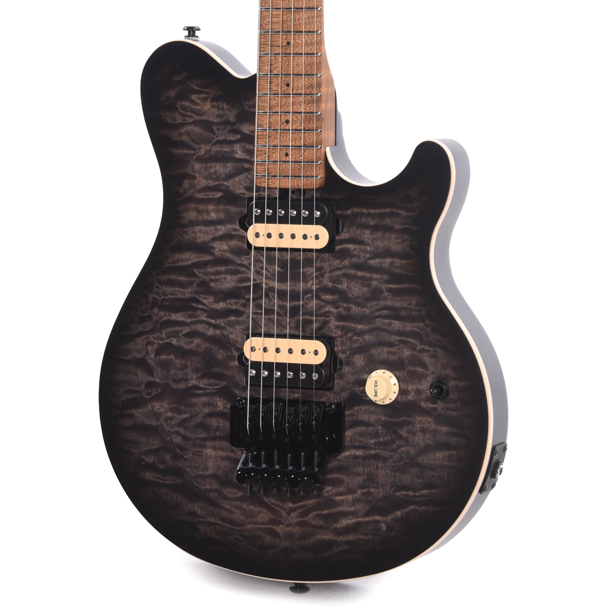 Music Man Axis Charcoal Cloud Quilt Top Electric Guitars / Solid Body
