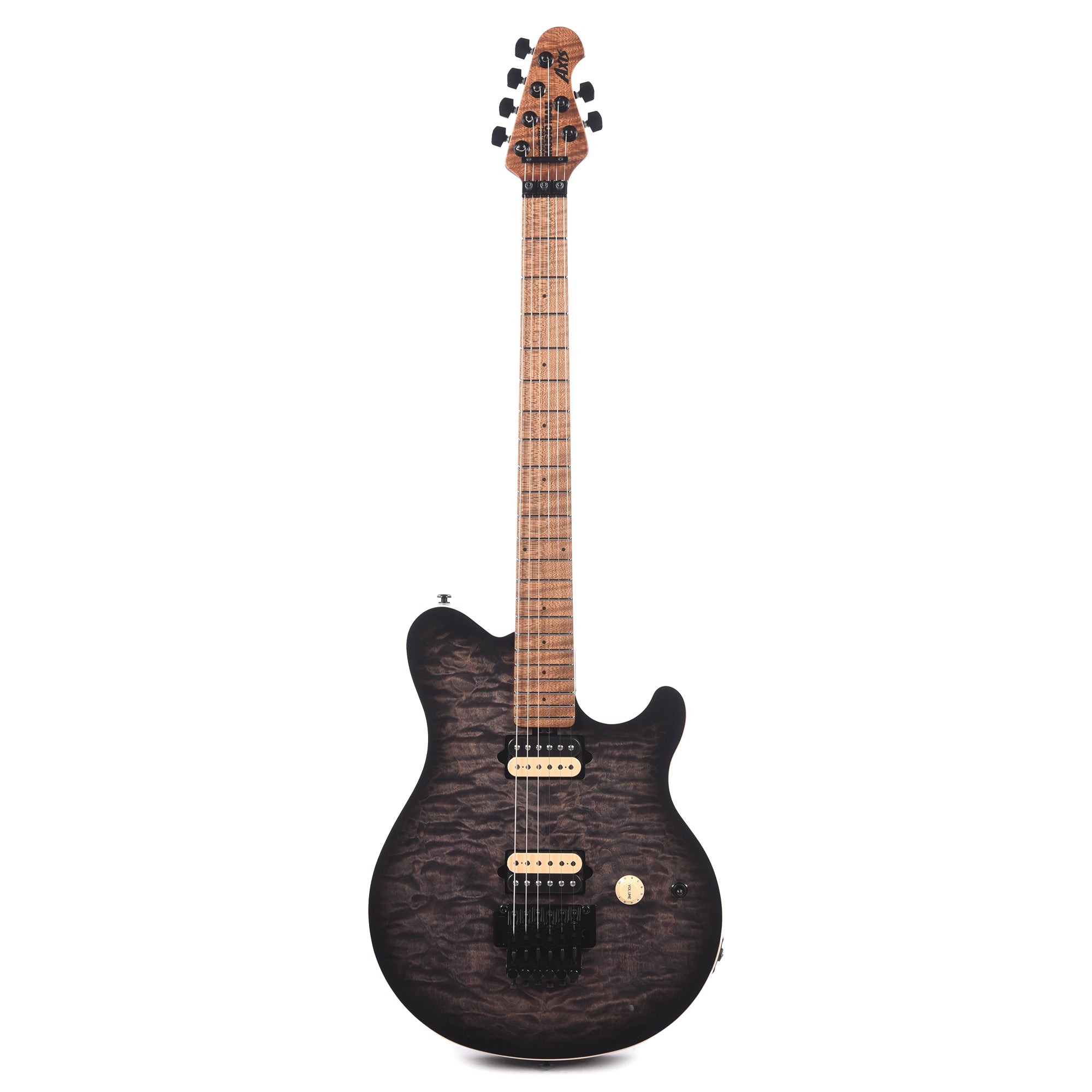 Music Man Axis Charcoal Cloud Quilt Top Electric Guitars / Solid Body