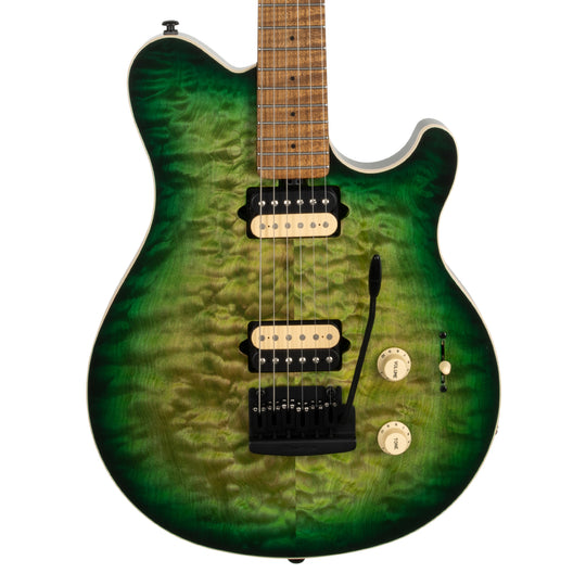 Music Man Axis Matcha Quilt Top Electric Guitars / Solid Body