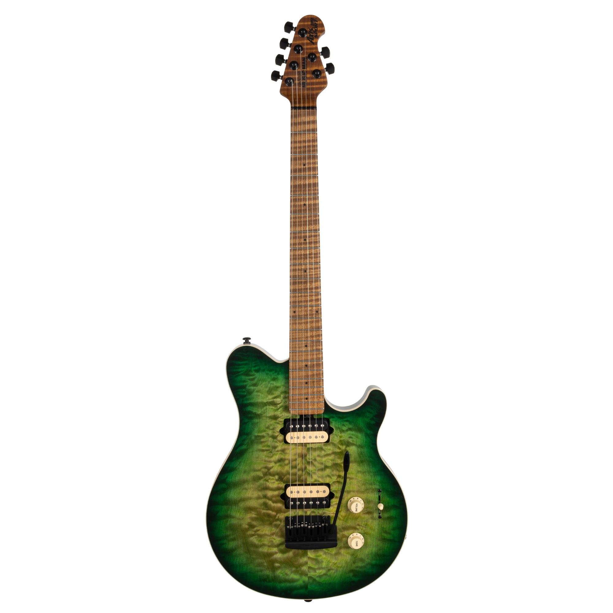 Music Man Axis Matcha Quilt Top Electric Guitars / Solid Body