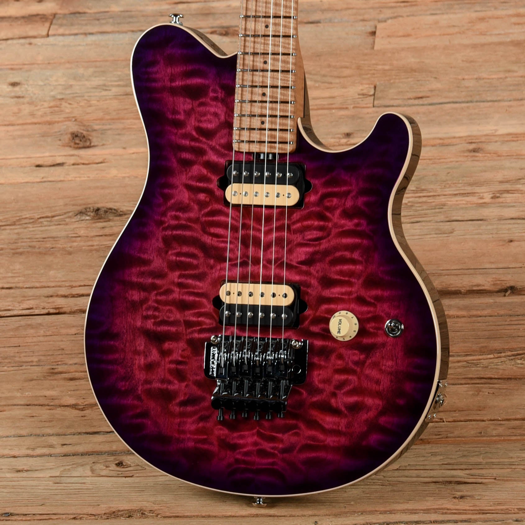 Music Man Axis Ollalieberry Quilt 2024 Electric Guitars / Solid Body