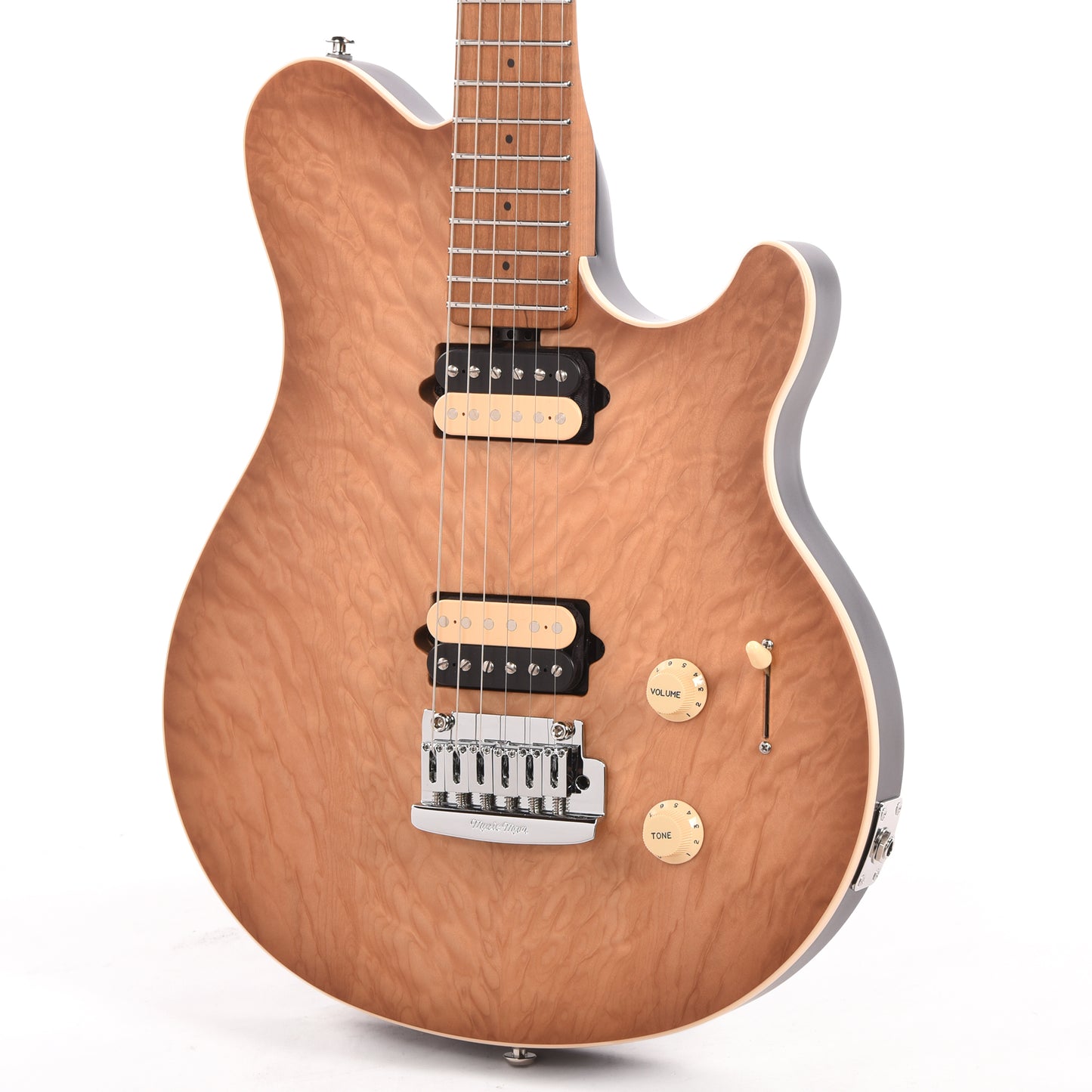 Music Man Axis Super Sport Honey Pot Quilt Top Satin Electric Guitars / Solid Body