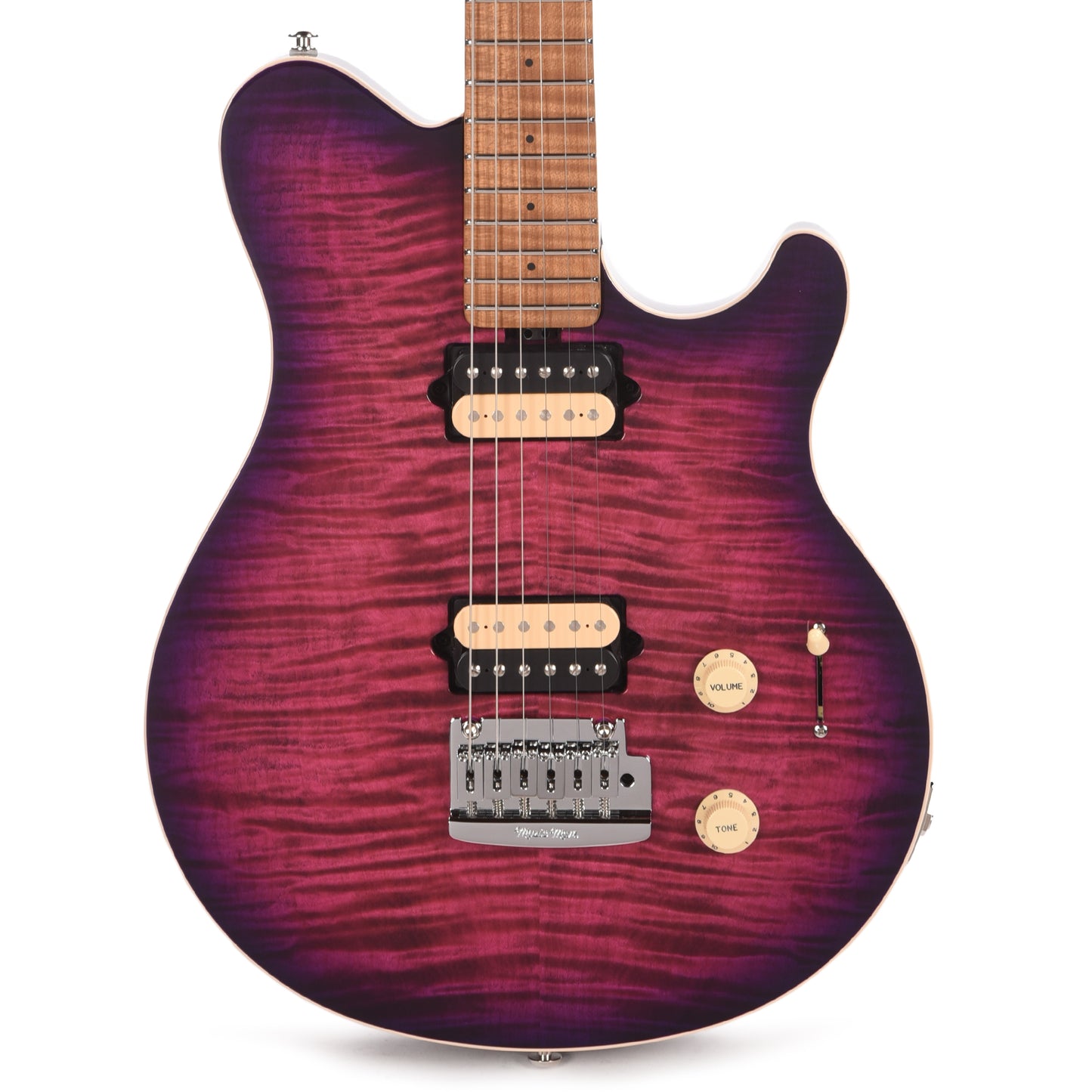 Music Man Axis Super Sport Olallieberry Flame Top Electric Guitars / Solid Body