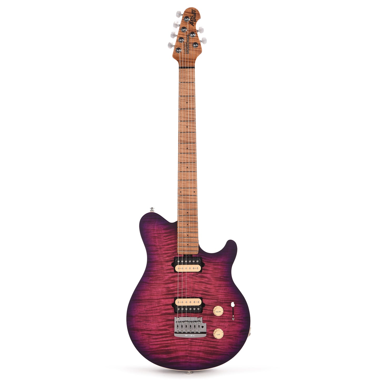 Music Man Axis Super Sport Olallieberry Flame Top Electric Guitars / Solid Body