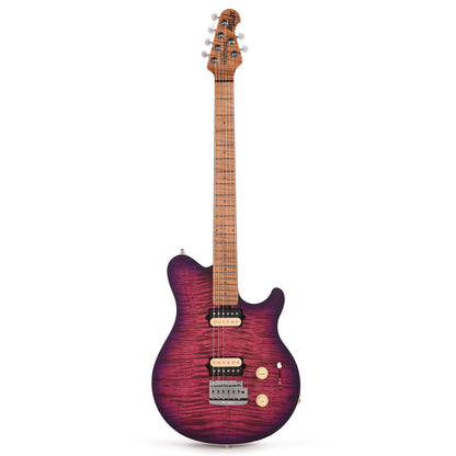 Music Man Axis Super Sport Olallieberry Flame Top Electric Guitars / Solid Body
