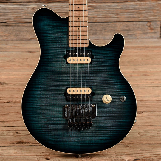 Music Man Axis Yucatan Blue 2022 Electric Guitars / Solid Body