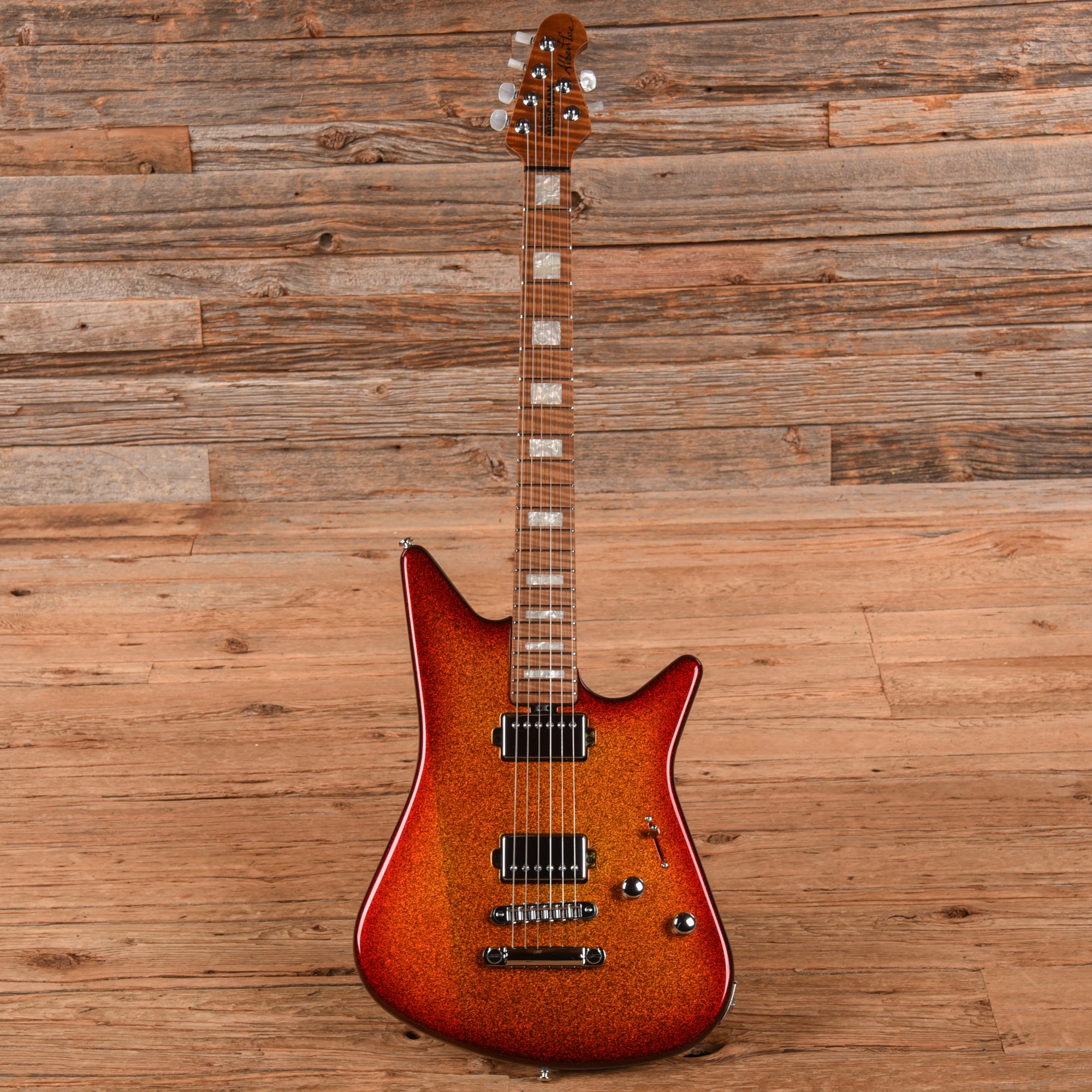 Music Man Ball Family Reserve Albert Lee Signature HH HT Cherry Punch Electric Guitars / Solid Body