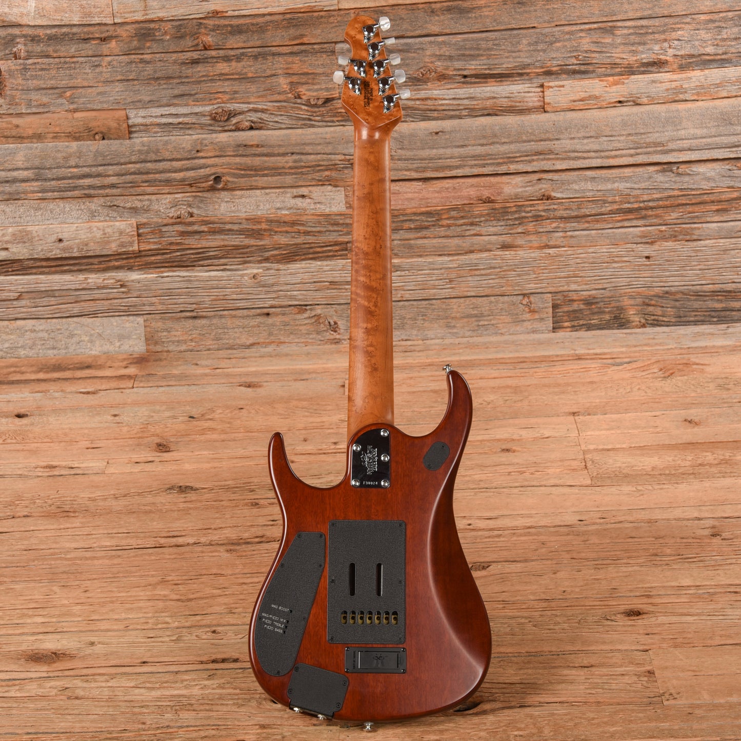 Music Man BFR JP15 7-String Sahara Burst Flame 2015 Electric Guitars / Solid Body