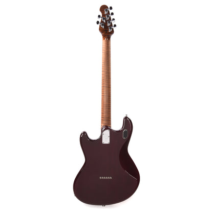 Music Man BFR StingRay Baritone Guitar Translucent Oxblood Electric Guitars / Solid Body