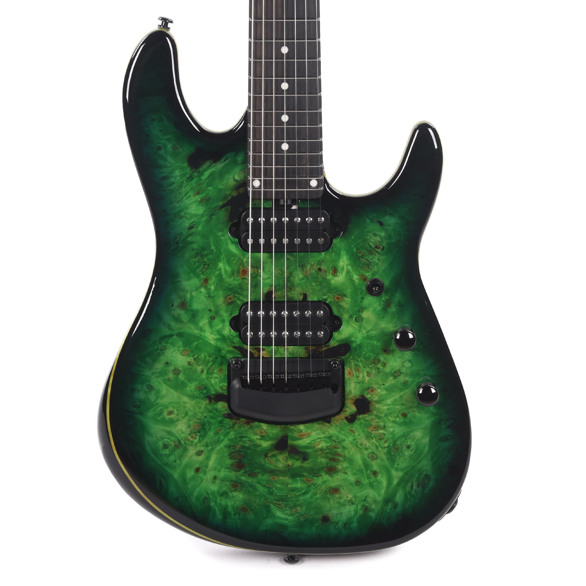 Music Man Cutlass HH Trem Jason Richardson 7-String Kokiri Forest w/Figured Roasted Maple Neck Electric Guitars / Solid Body