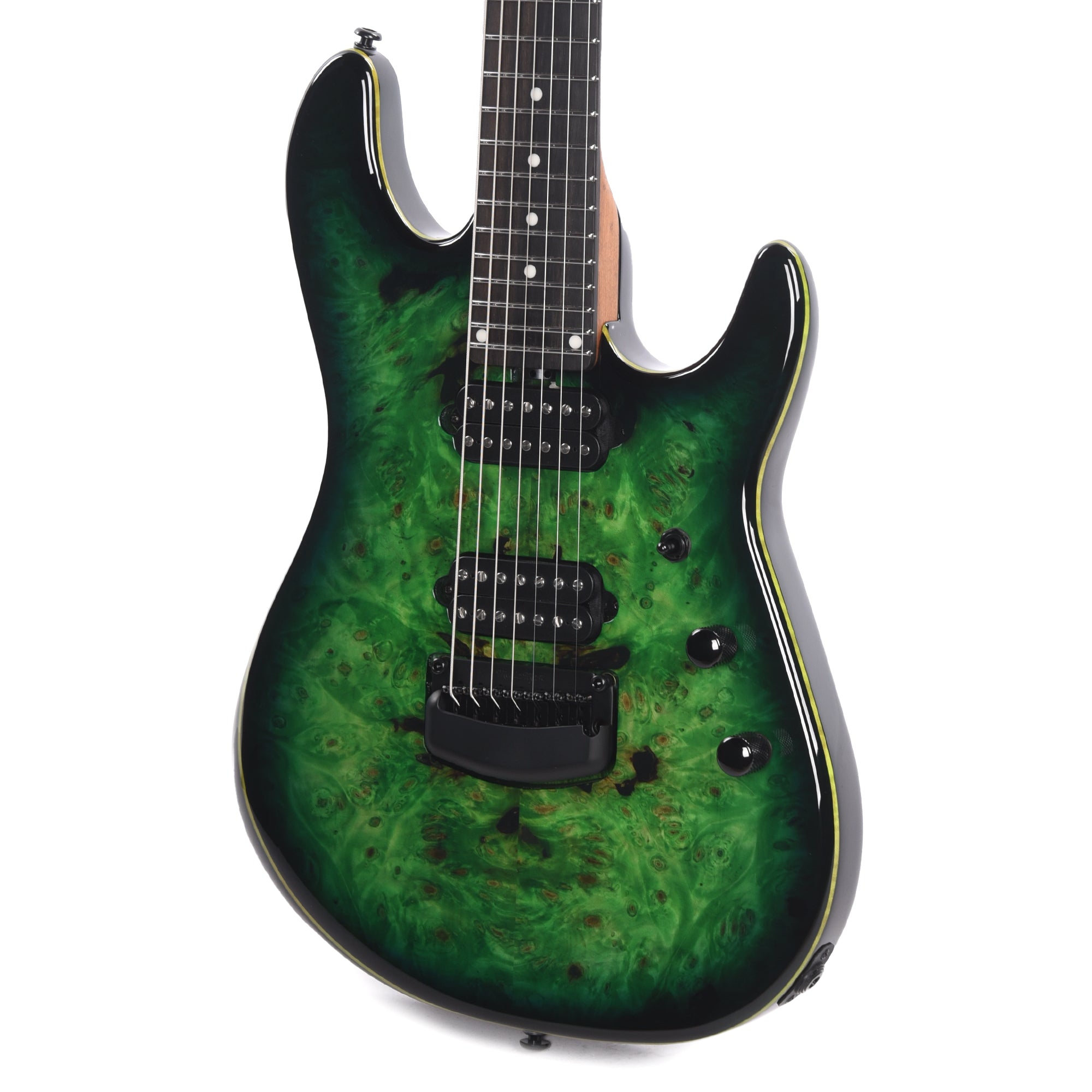 Music Man Cutlass HH Trem Jason Richardson 7-String Kokiri Forest w/Figured Roasted Maple Neck Electric Guitars / Solid Body