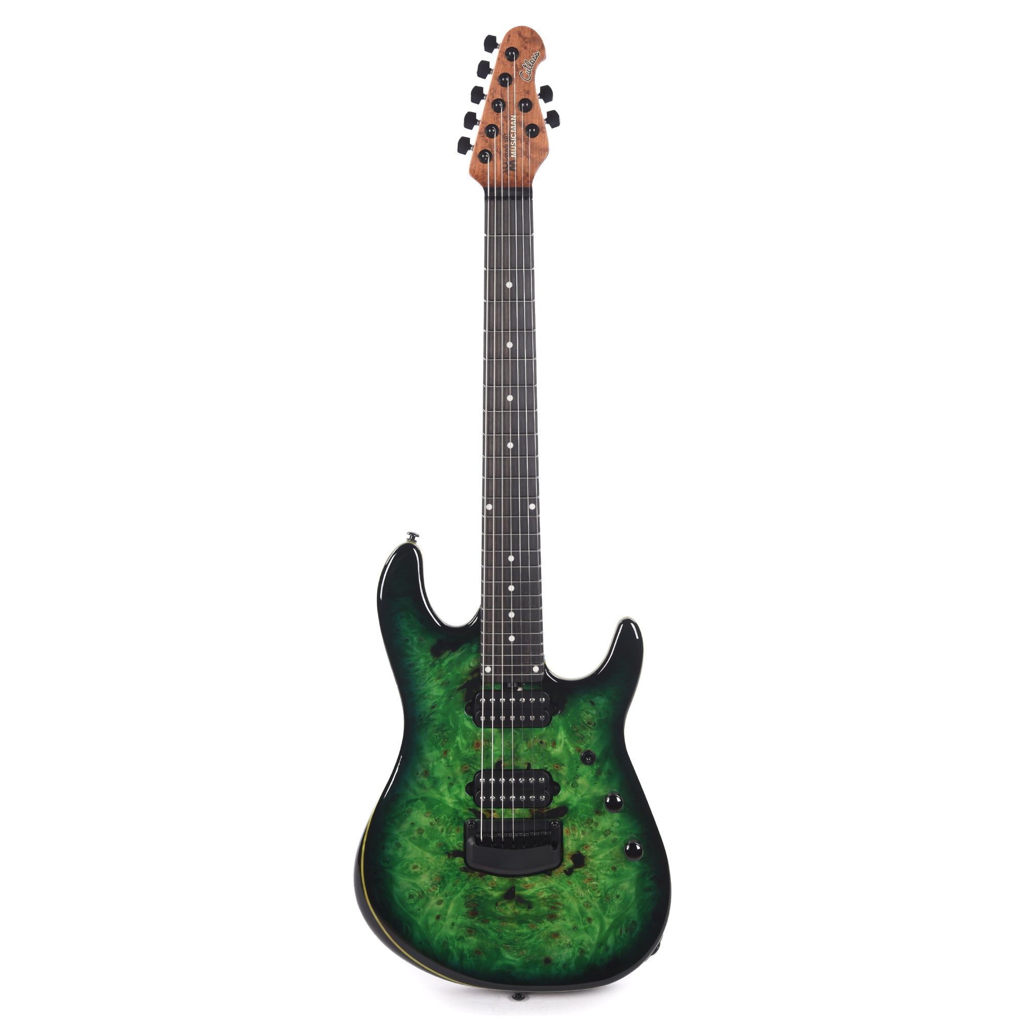 Music Man Cutlass HH Trem Jason Richardson 7-String Kokiri Forest w/Figured Roasted Maple Neck Electric Guitars / Solid Body