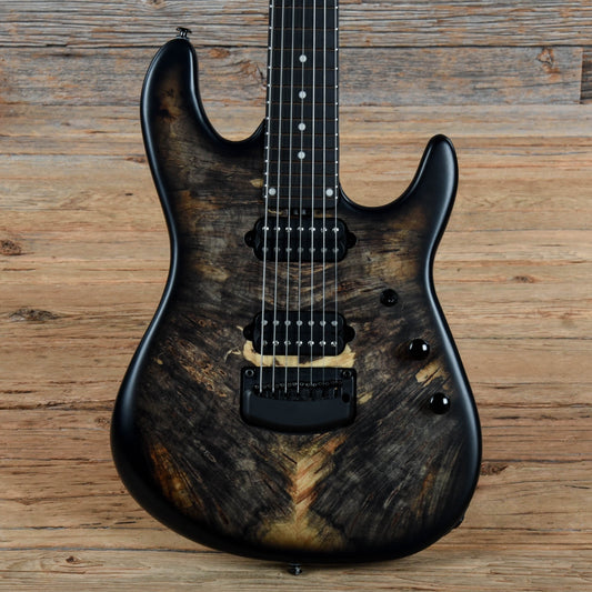 Music Man Jason Richardson Signature Cutlass 7 Natural Buckeye Burl / Black Burst 2020 Electric Guitars / Solid Body