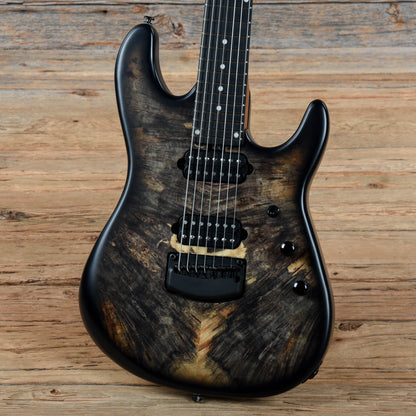 Music Man Jason Richardson Signature Cutlass 7 Natural Buckeye Burl / Black Burst 2020 Electric Guitars / Solid Body