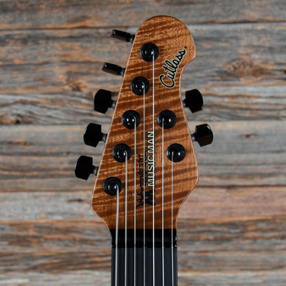 Music Man Jason Richardson Signature Cutlass 7 Natural Buckeye Burl / Black Burst 2020 Electric Guitars / Solid Body