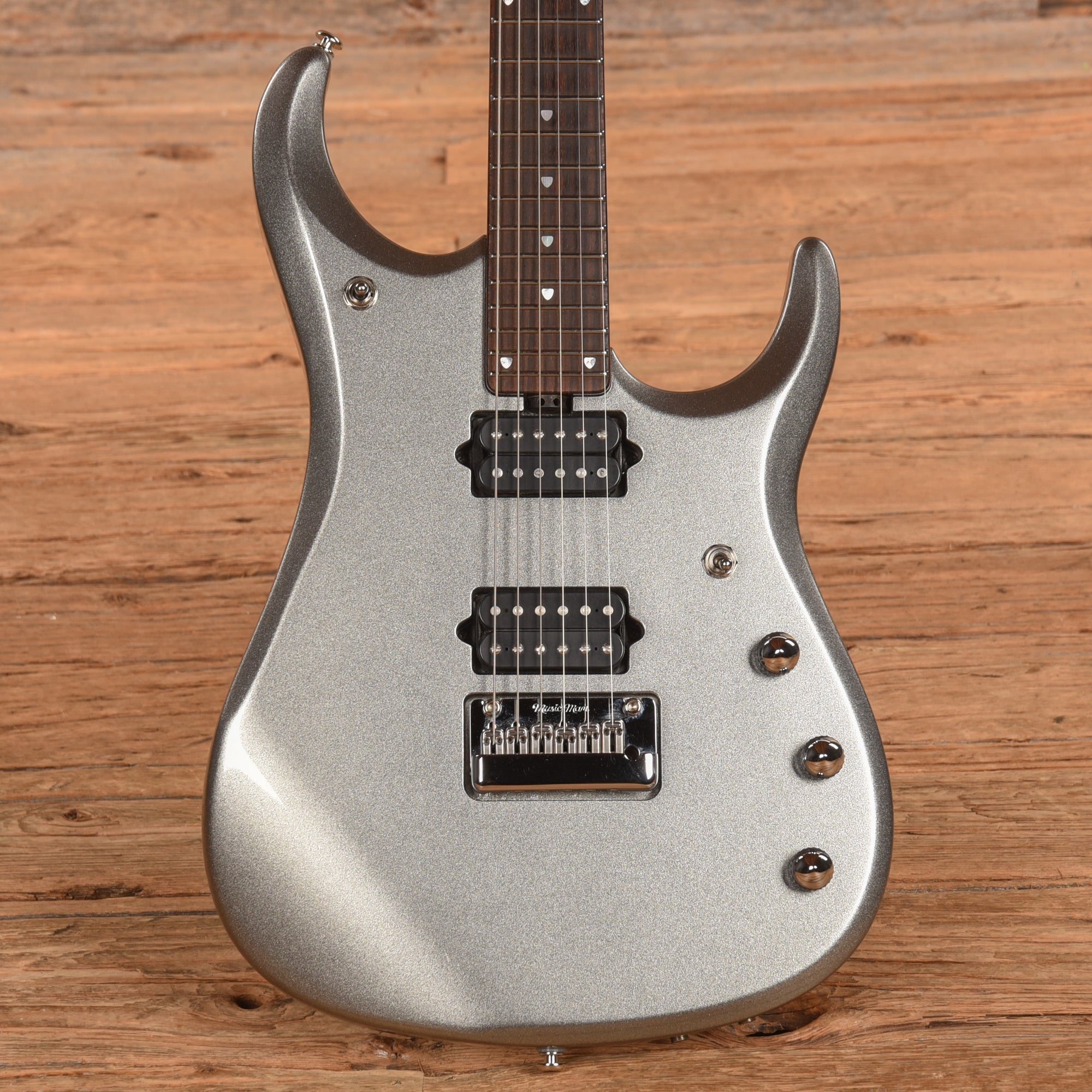 Music Man John Petrucci JP13-6 Platinum Silver 2013 Electric Guitars / Solid Body