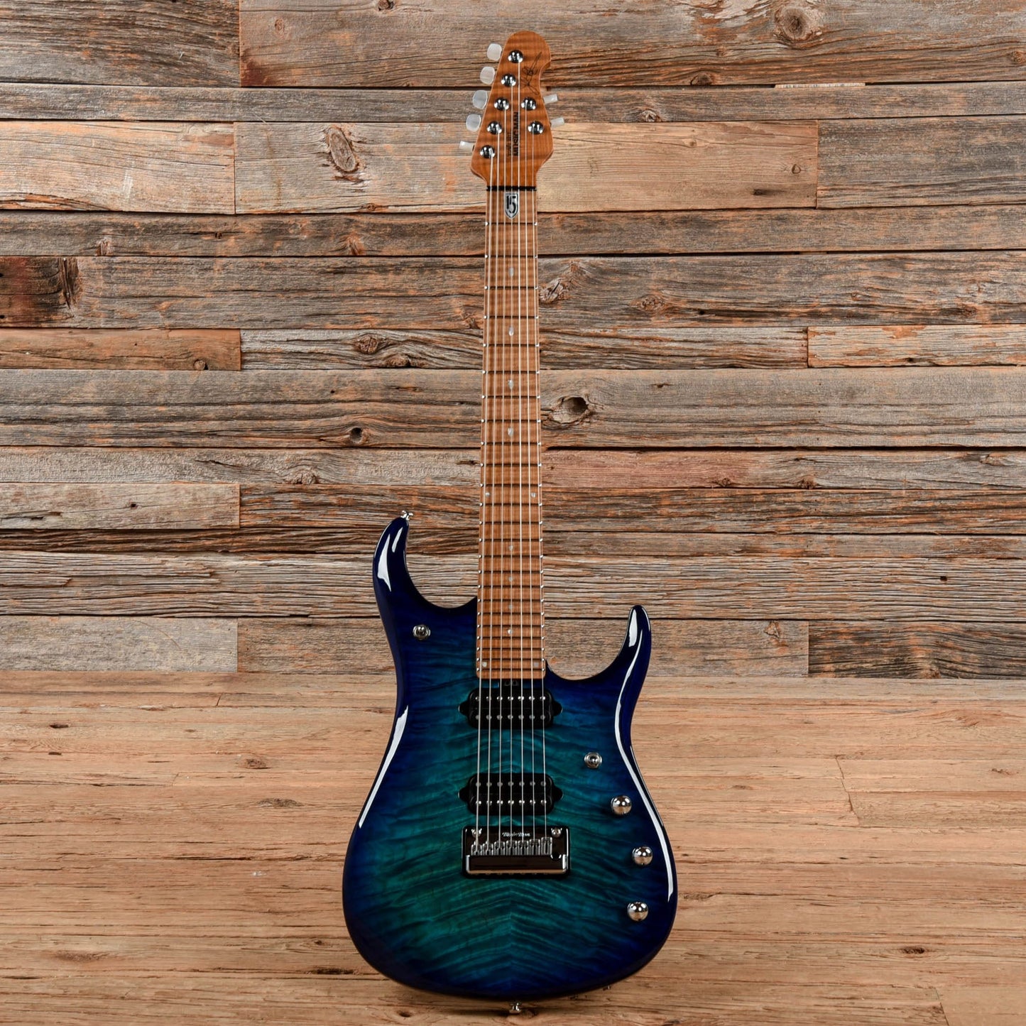 Music Man JP-15 Cerulean Paradise Flame 2016 Electric Guitars / Solid Body