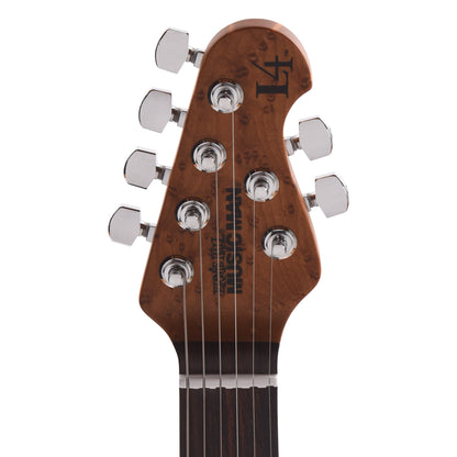 Music Man Luke 4 HH Black Sparkle w/ Roasted Figured Maple Neck Electric Guitars / Solid Body