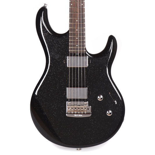 Music Man Luke 4 HH Black Sparkle w/ Roasted Figured Maple Neck Electric Guitars / Solid Body