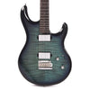 Music Man Luke 4 Maple Top HH Blue Flame w/Roasted Figured Maple Neck Electric Guitars / Solid Body