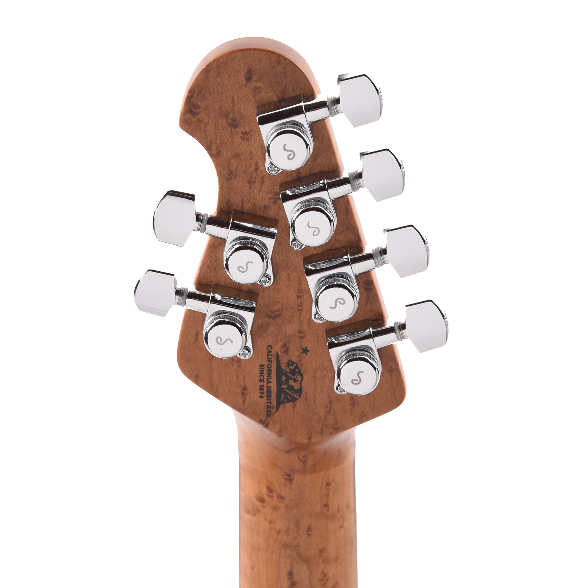 Music Man Luke 4 Maple Top HH Blue Flame w/Roasted Figured Maple Neck Electric Guitars / Solid Body