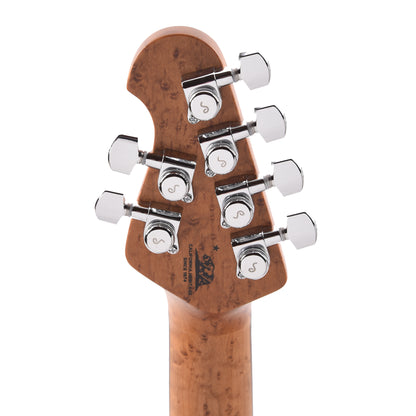 Music Man Luke 4 Maple Top HH Blue Flame w/Roasted Figured Maple Neck Electric Guitars / Solid Body