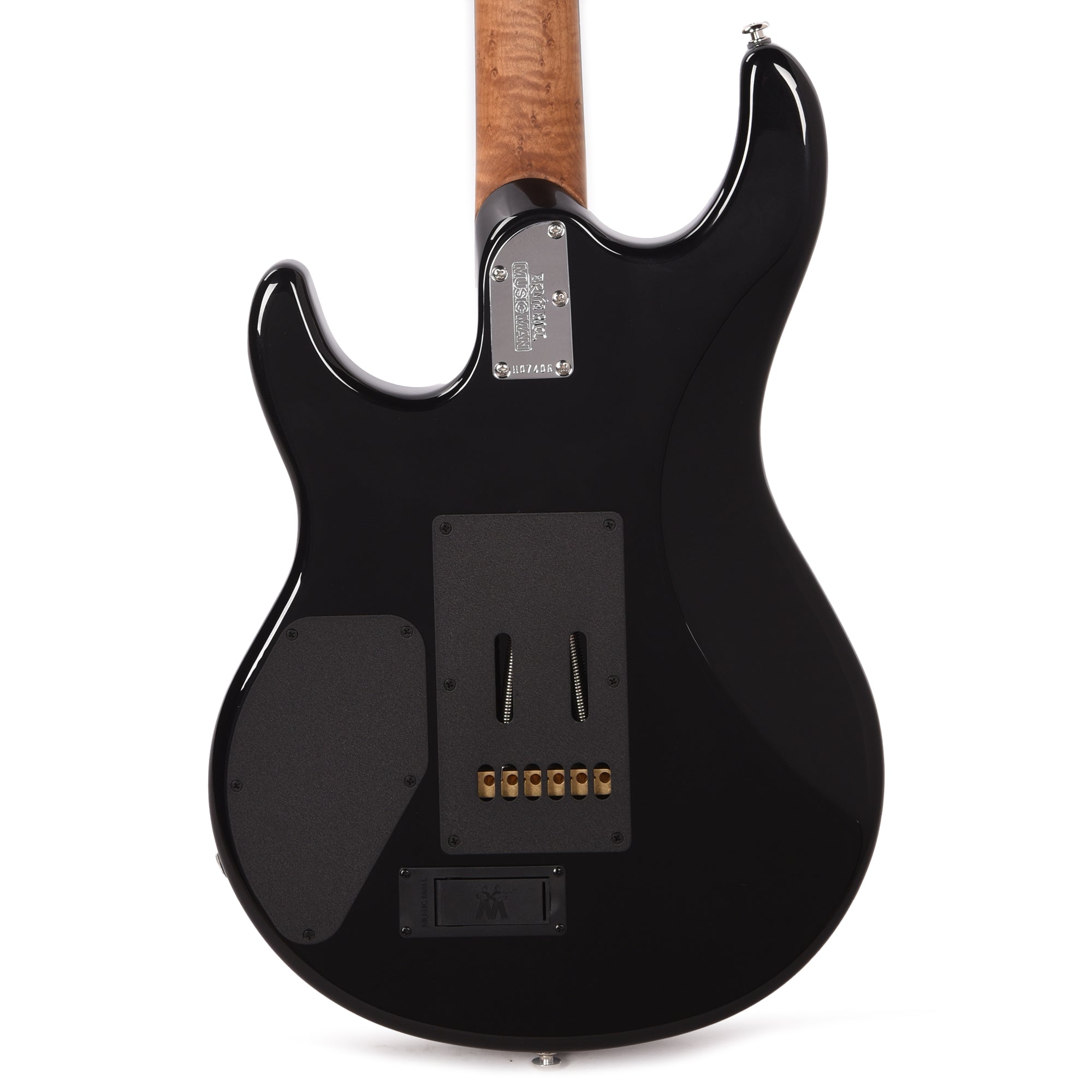 Music Man Luke 4 Maple Top HH Blue Flame w/Roasted Figured Maple Neck Electric Guitars / Solid Body