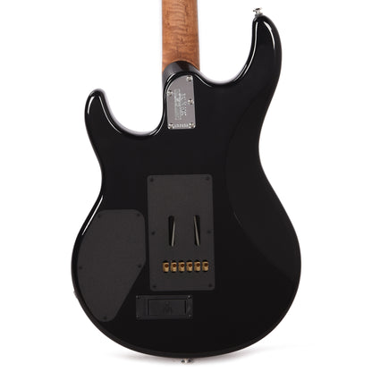 Music Man Luke 4 Maple Top HH Blue Flame w/Roasted Figured Maple Neck Electric Guitars / Solid Body