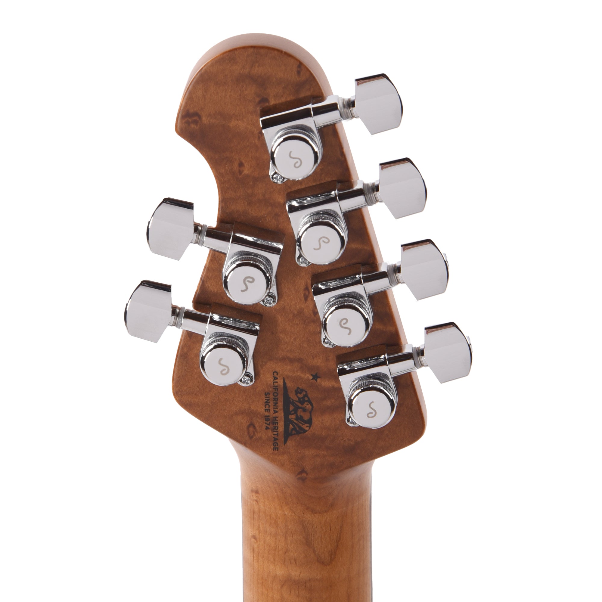 Music Man Luke 4 Maple Top HH Blue Flame w/Roasted Figured Maple Neck Electric Guitars / Solid Body