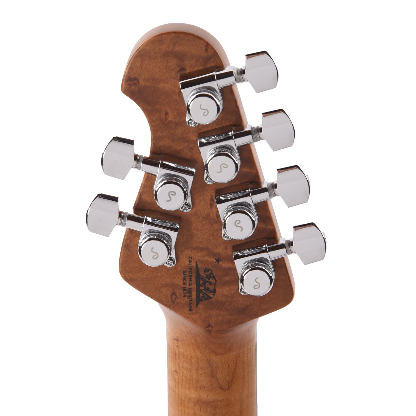 Music Man Luke 4 Maple Top HH Blue Flame w/Roasted Figured Maple Neck Electric Guitars / Solid Body