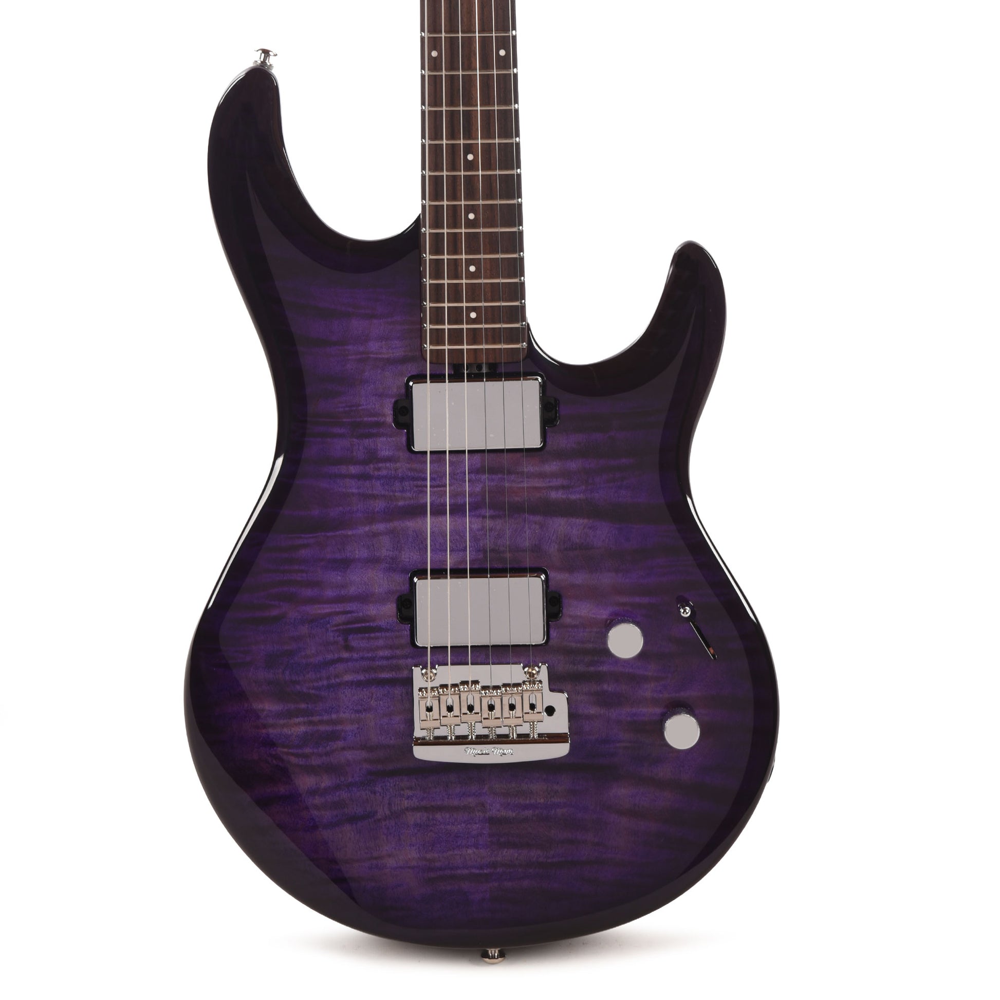 Music Man Luke 4 Maple Top HH Grape Slushie w/ Roasted Figured Maple Neck Electric Guitars / Solid Body