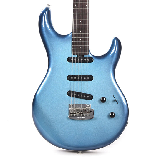 Music Man Luke 4 SSS Blue Diesel w/Roasted Figured Maple Neck Electric Guitars / Solid Body