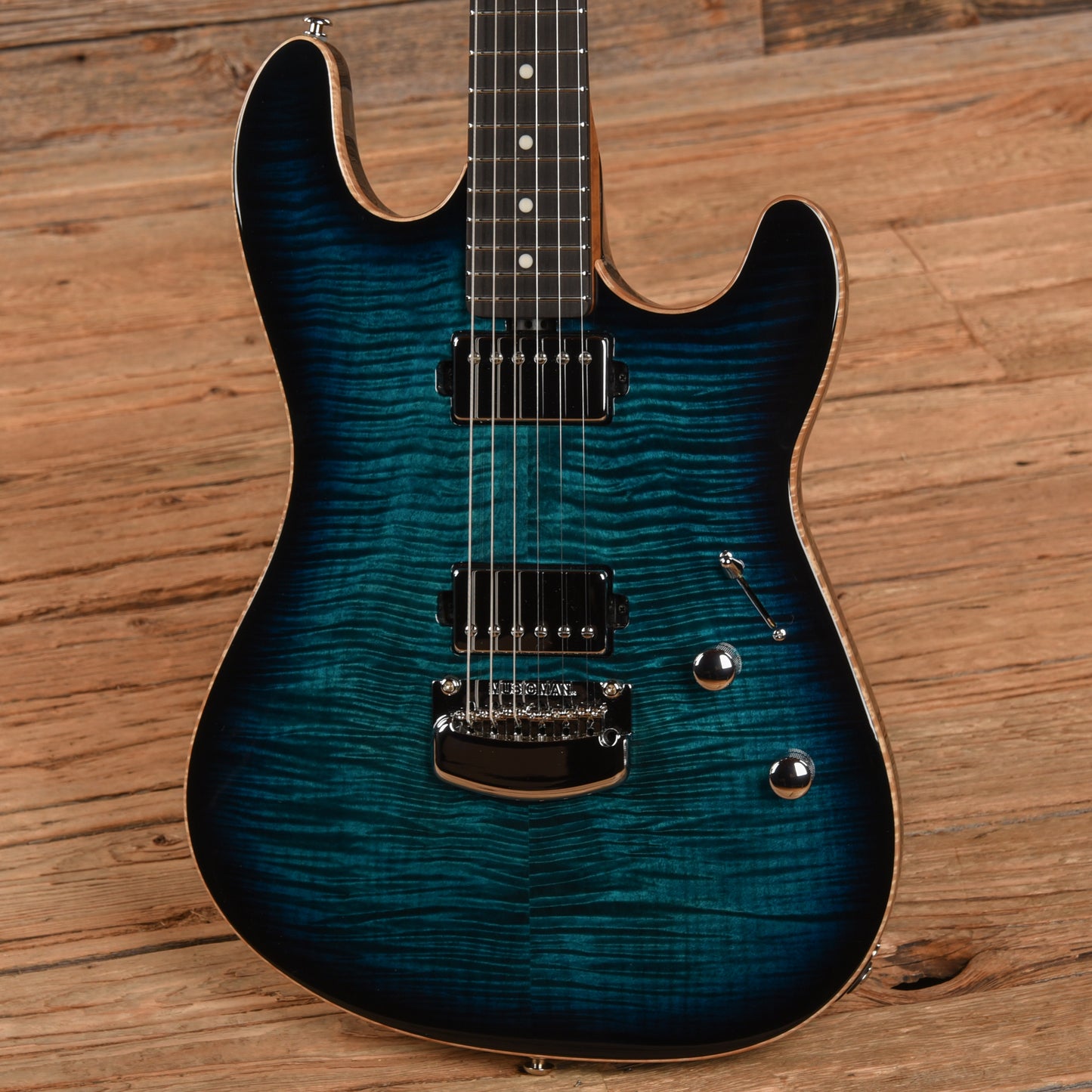 Music Man Sabre HH Deep Blue Burst 2020 Electric Guitars / Solid Body