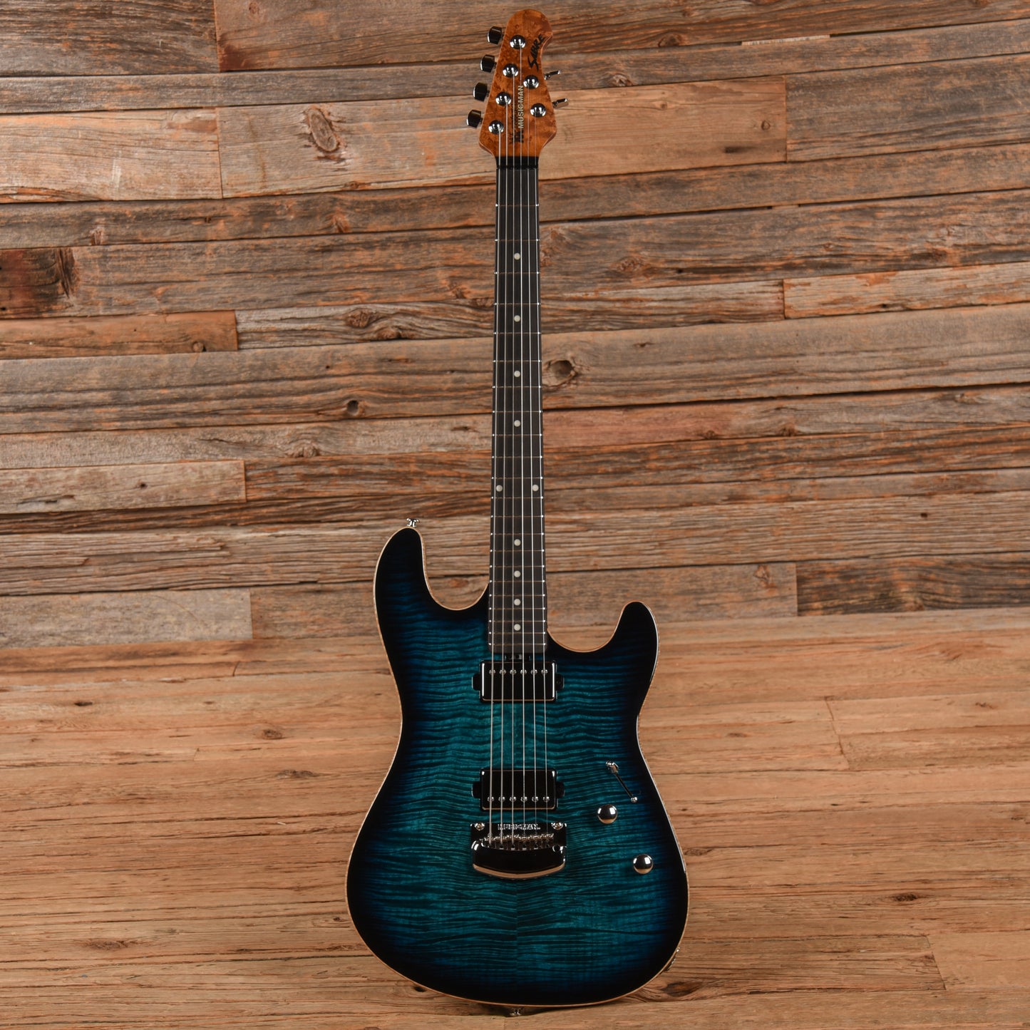 Music Man Sabre HH Deep Blue Burst 2020 Electric Guitars / Solid Body