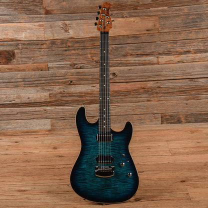 Music Man Sabre HH Deep Blue Burst 2020 Electric Guitars / Solid Body