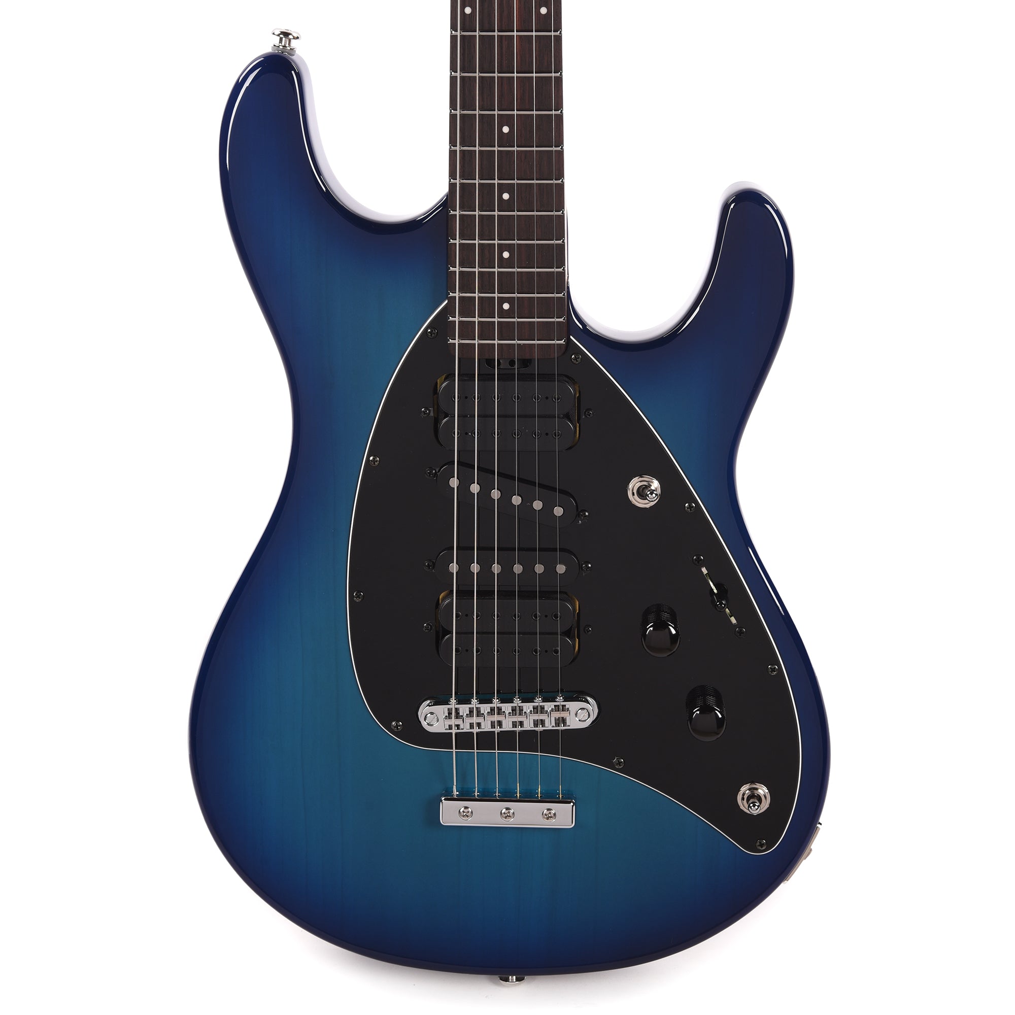Music Man Steve Morse Standard Morse Blue Burst Electric Guitars / Solid Body