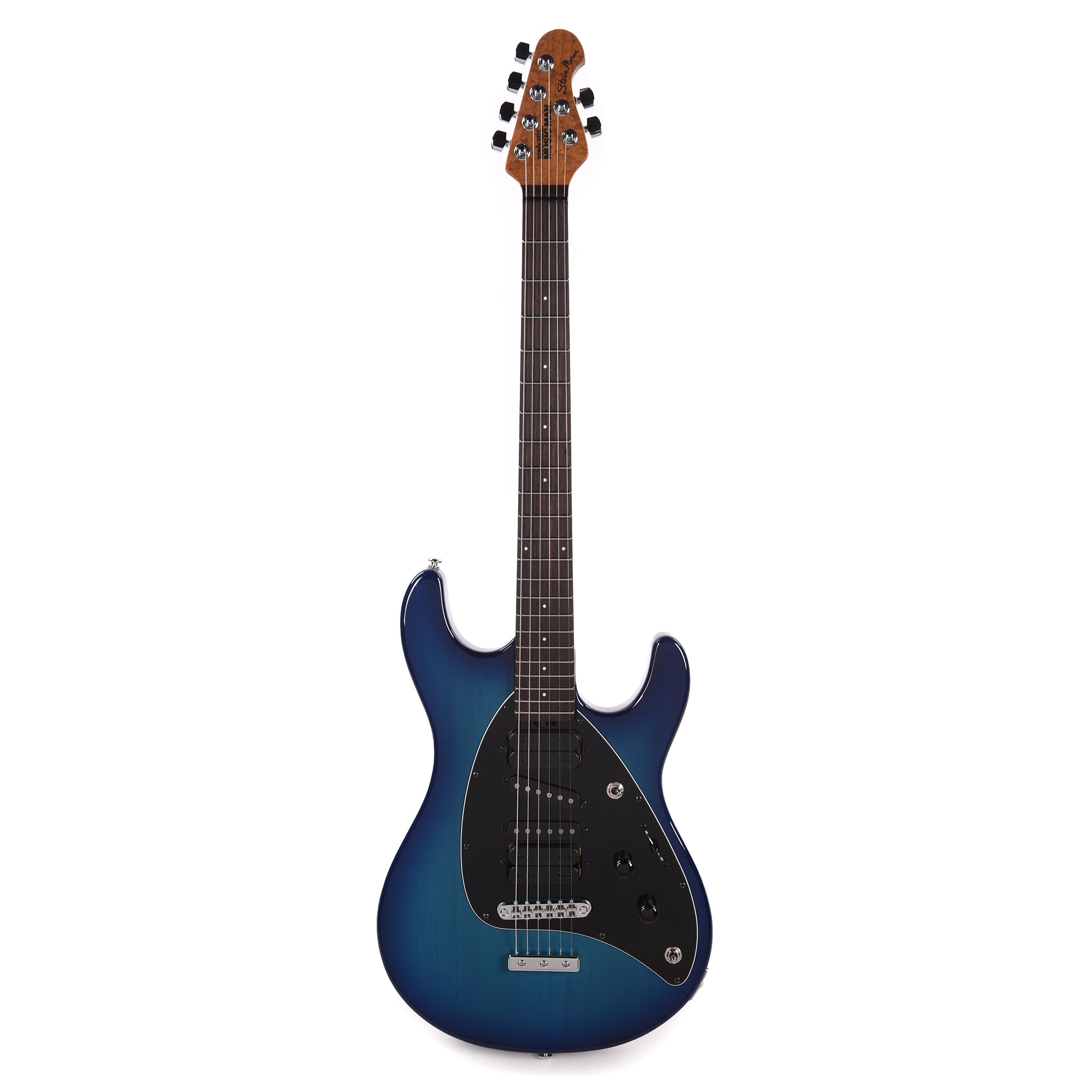 Music Man Steve Morse Standard Morse Blue Burst Electric Guitars / Solid Body
