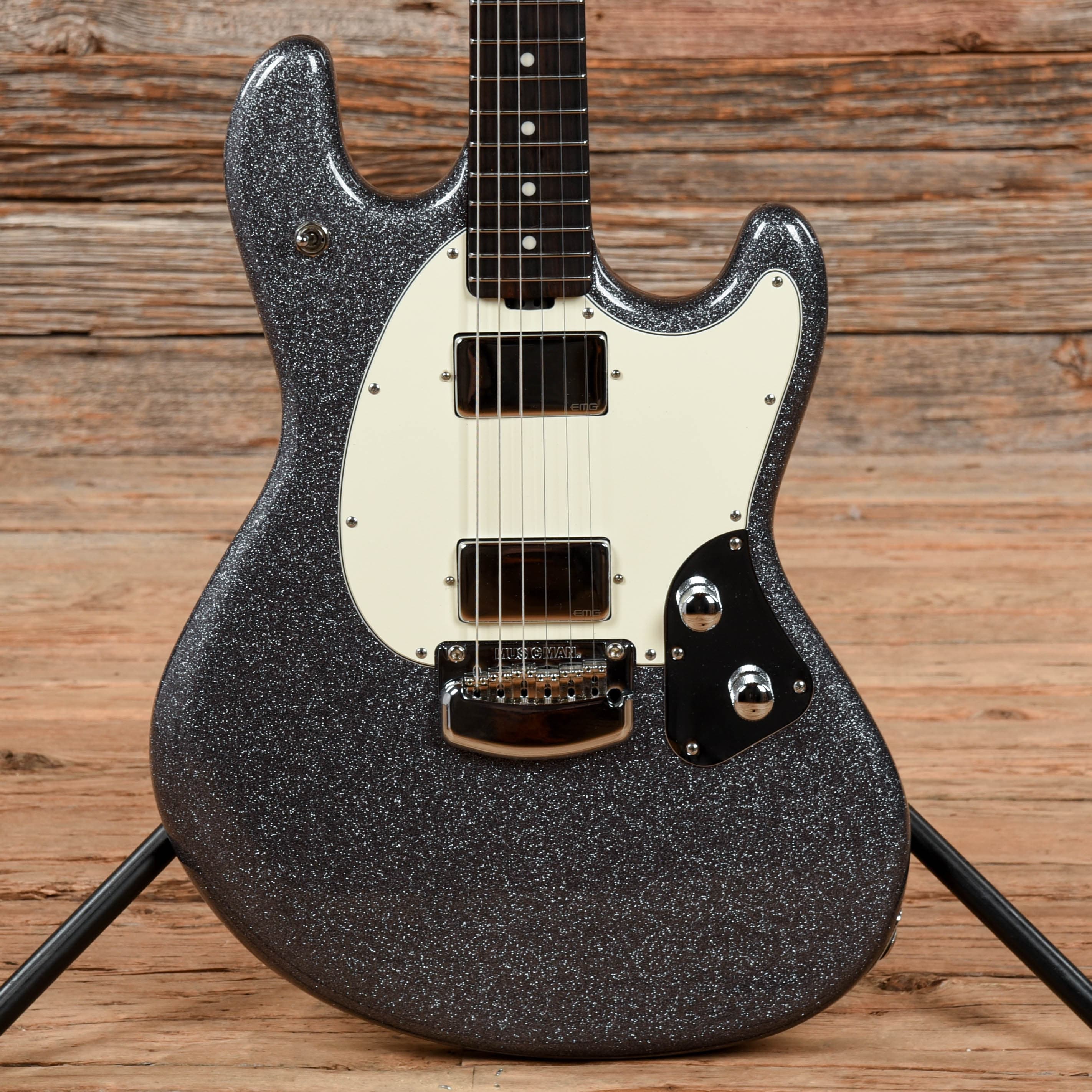 Music Man StingRay Charcoal Sparkle 2019 Electric Guitars / Solid Body
