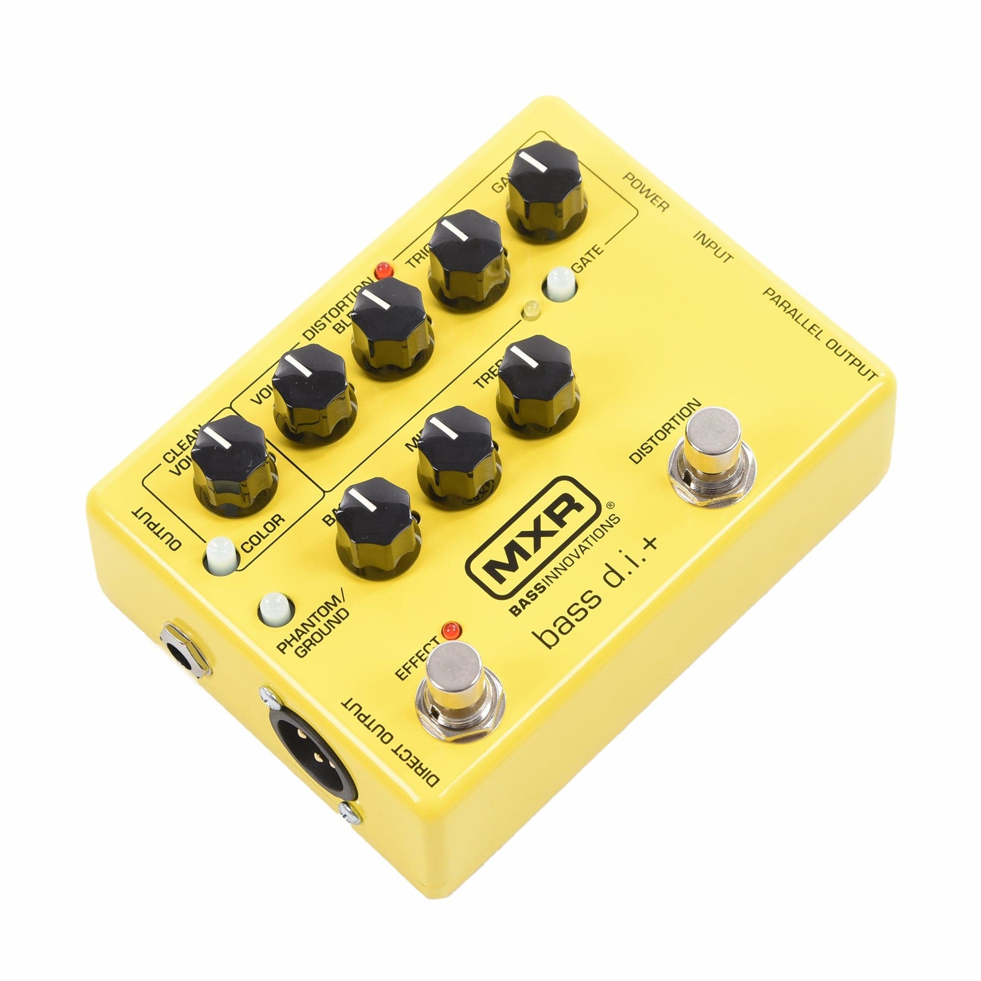 yellow pedal MXR M80 Special Edition Yellow Bass DI+ Pedal