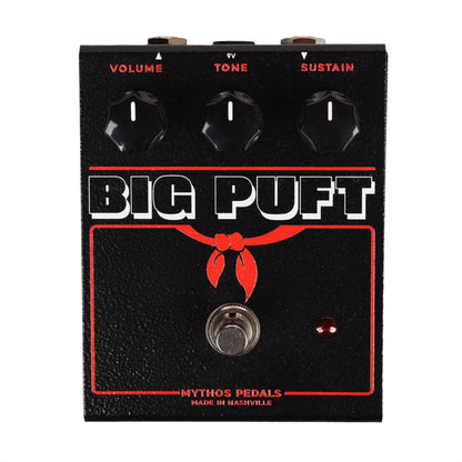 Mythos Big Puft Fuzz Pedal Black/Red Effects and Pedals / Fuzz