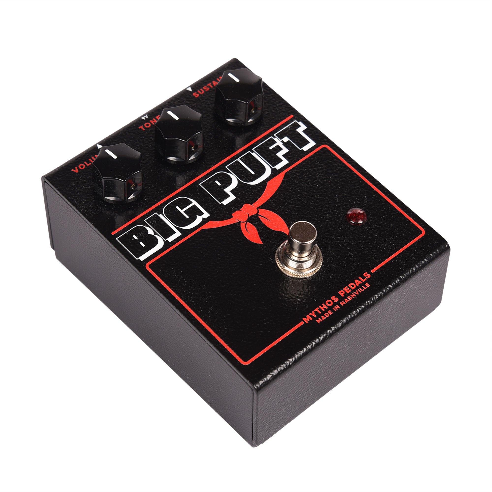 Mythos Big Puft Fuzz Pedal Black/Red Effects and Pedals / Fuzz