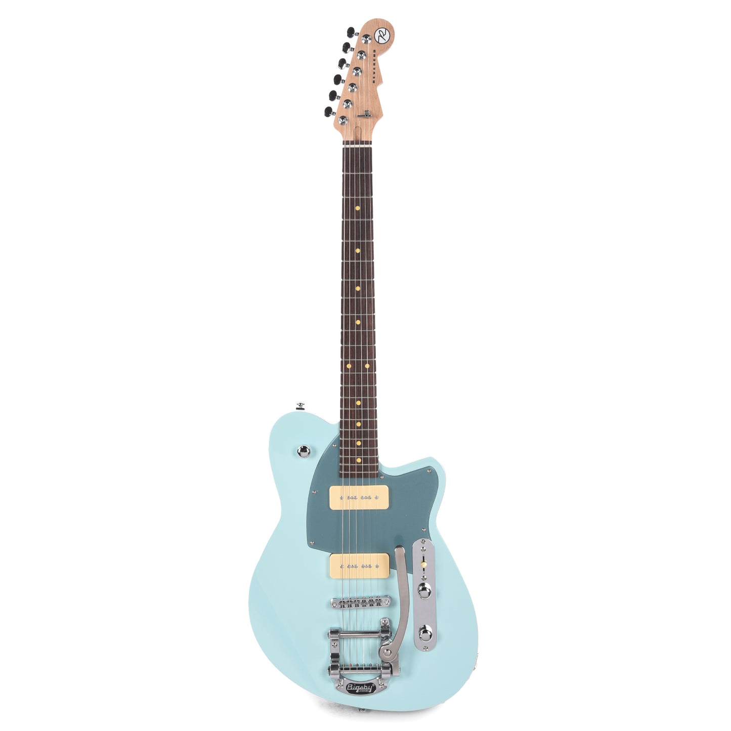 Reverend Charger 290 w/Bigsby Chronic Blue