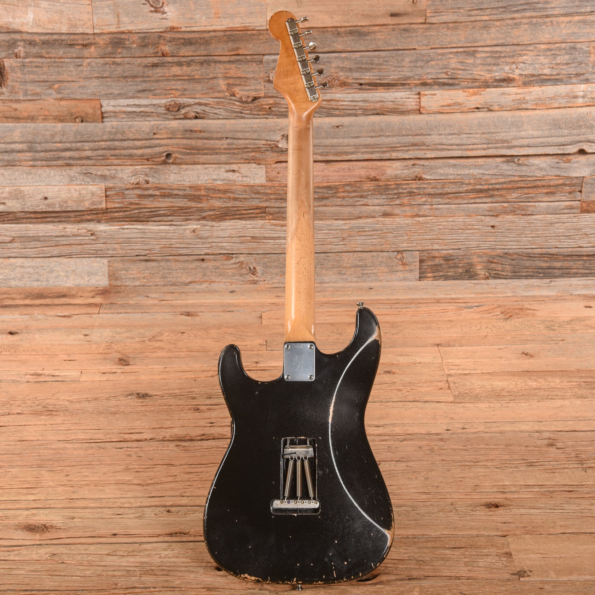 Nacho Baños Strat Black Electric Guitars