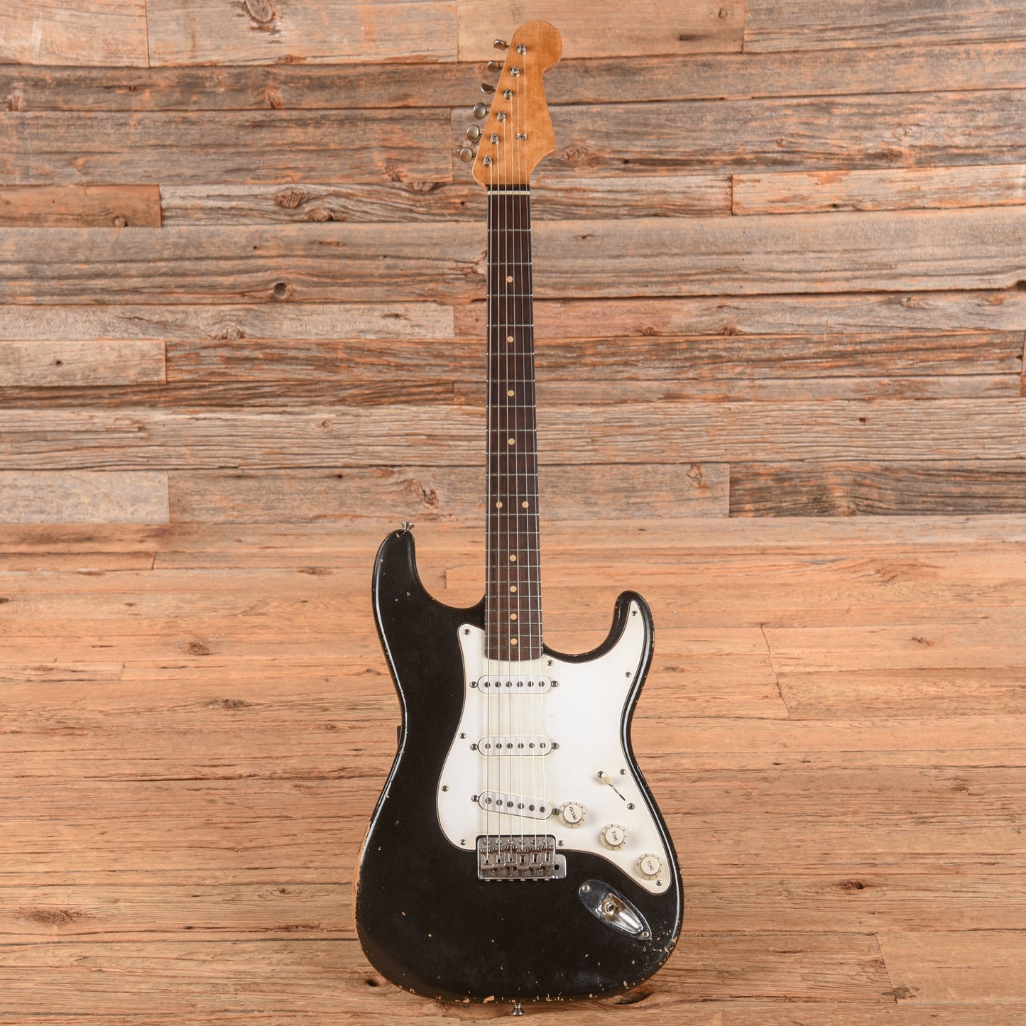 Nacho Baños Strat Black Electric Guitars