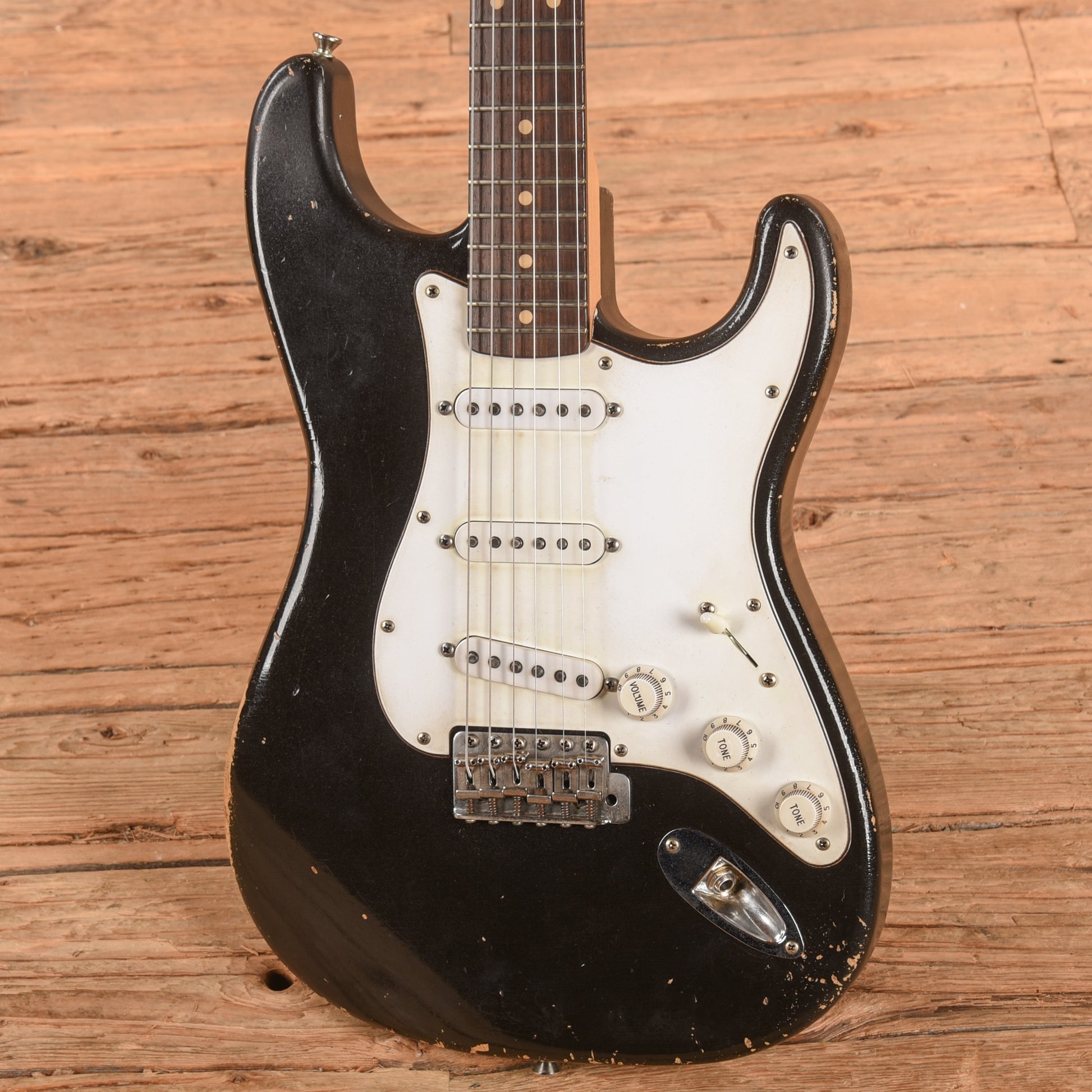 Nacho Baños Strat Black Electric Guitars