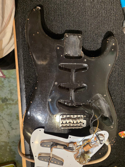 Nacho Baños Strat Black Electric Guitars