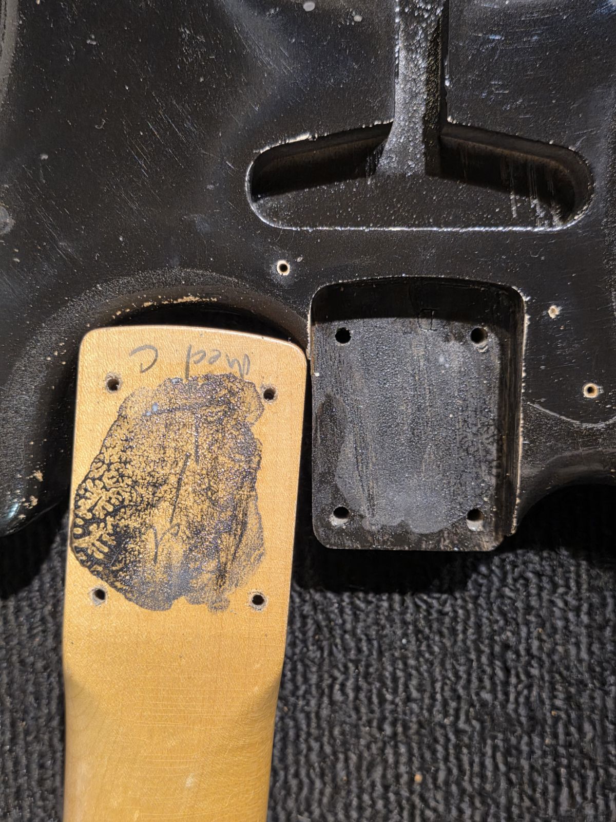 Nacho Baños Strat Black Electric Guitars